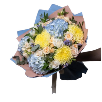 💐 Touch of Serenity: Pastel Dream Flower Bouquet