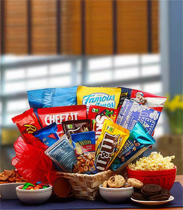 Favorite Snacks Gift Basket