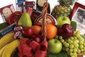 Deluxe Gourmet Fruit & Snack Basket